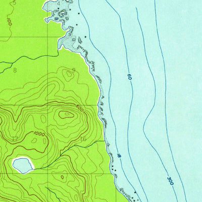 United States Geological Survey Sitka B-3, AK (1951, 63360-Scale) digital map
