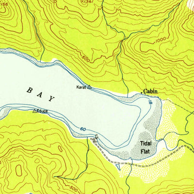 United States Geological Survey Sitka B-5, AK (1951, 63360-Scale) digital map