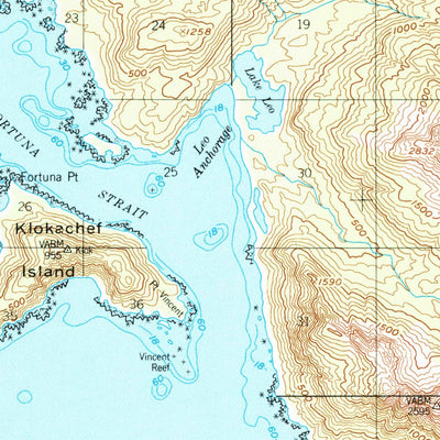United States Geological Survey Sitka B-6, AK (1951, 63360-Scale) digital map