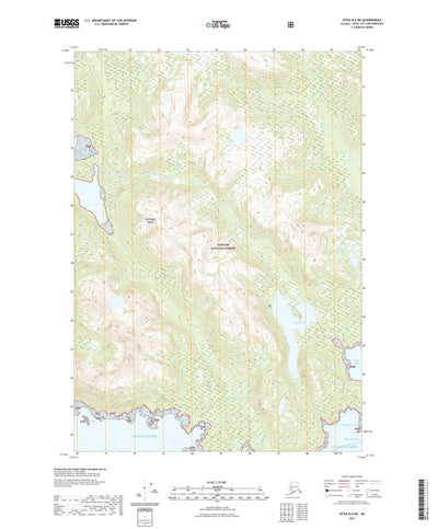 United States Geological Survey Sitka B-6 NE, AK (2021, 25000-Scale) digital map