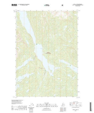 United States Geological Survey Sitka C-1 NW, AK (2021, 25000-Scale) digital map