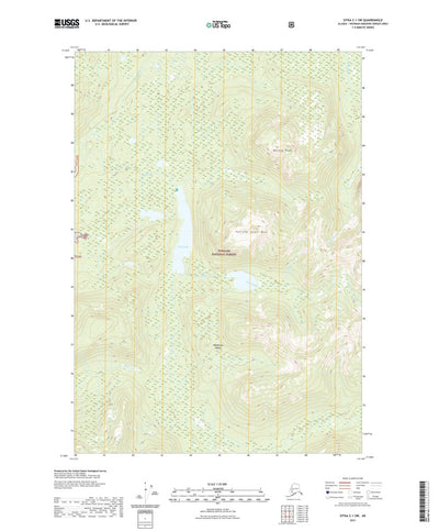 United States Geological Survey Sitka C-1 SW, AK (2021, 25000-Scale) digital map