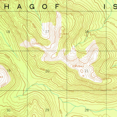 United States Geological Survey Sitka C-4, AK (1951, 63360-Scale) digital map