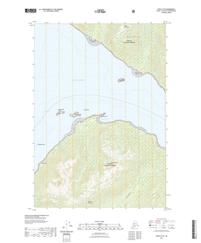United States Geological Survey Sitka C-5 SE, AK (2021, 25000-Scale) digital map
