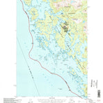 United States Geological Survey Sitka C-7, AK (1994, 63360-Scale) digital map