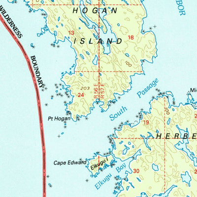 United States Geological Survey Sitka C-7, AK (1994, 63360-Scale) digital map