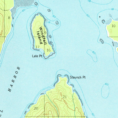 United States Geological Survey Sitka D-1, AK (1951, 63360-Scale) digital map