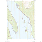 United States Geological Survey Sitka D-1 SE, AK (2021, 25000-Scale) digital map