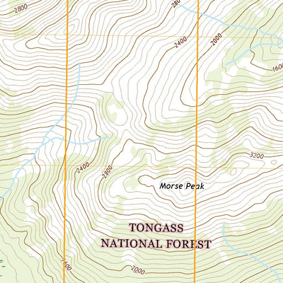 United States Geological Survey Sitka D-1 SE, AK (2021, 25000-Scale) digital map