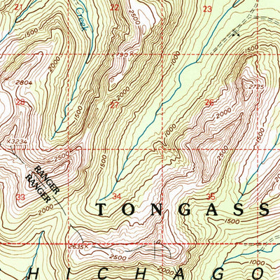 United States Geological Survey Sitka D-5, AK (1997, 63360-Scale) digital map