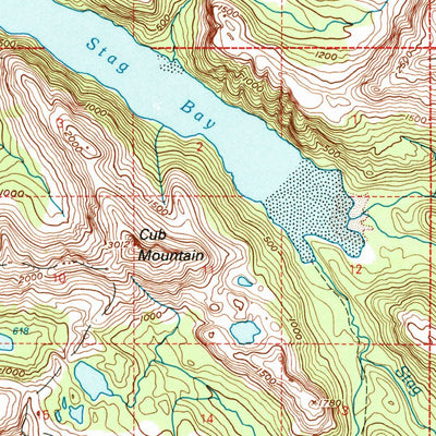 United States Geological Survey Sitka D-7, AK (1997, 63360-Scale) digital map