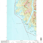 United States Geological Survey Sitka D-8, AK (1995, 63360-Scale) digital map