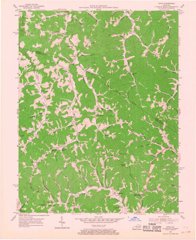 United States Geological Survey Sitka, KY (1954, 24000-Scale) digital map