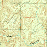 United States Geological Survey Sitkum, OR (1990, 24000-Scale) digital map