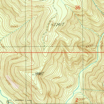 United States Geological Survey Sitkum, OR (1990, 24000-Scale) digital map