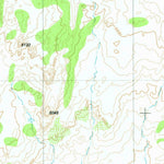 United States Geological Survey Sitting Coyote Hill, AZ (1982, 24000-Scale) digital map