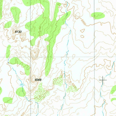 United States Geological Survey Sitting Coyote Hill, AZ (1982, 24000-Scale) digital map