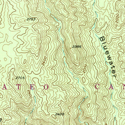 United States Geological Survey Sitton Peak, CA (1954, 24000-Scale) digital map