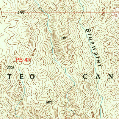 United States Geological Survey Sitton Peak, CA (1997, 24000-Scale) digital map