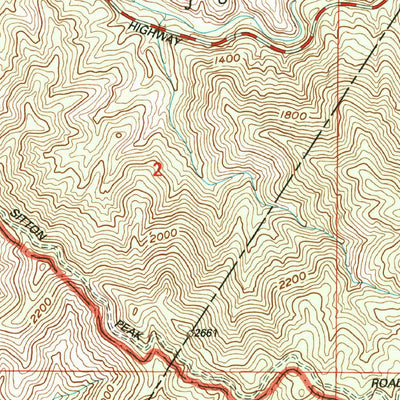 United States Geological Survey Sitton Peak, CA (1997, 24000-Scale) digital map