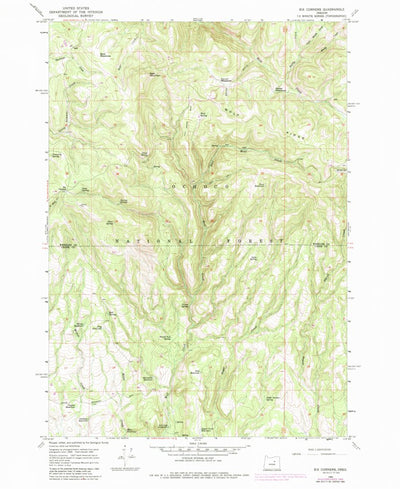 United States Geological Survey Six Corners, OR (1966, 24000-Scale) digital map