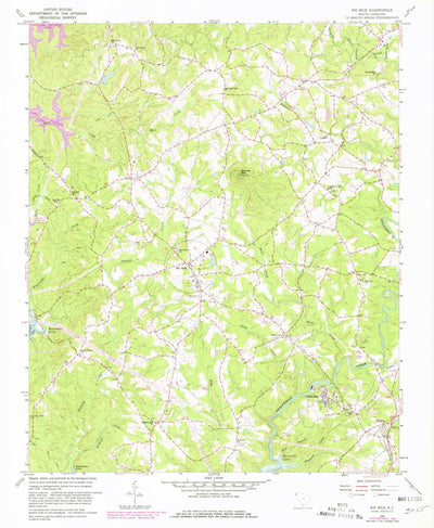 United States Geological Survey Six Mile, SC (1961, 24000-Scale) digital map