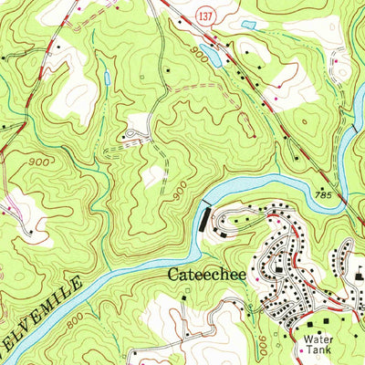 United States Geological Survey Six Mile, SC (1961, 24000-Scale) digital map