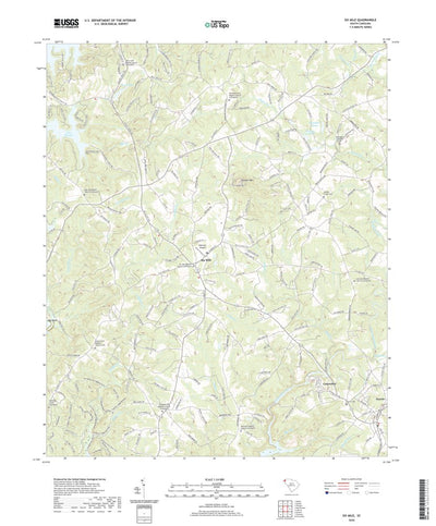United States Geological Survey Six Mile, SC (2020, 24000-Scale) digital map