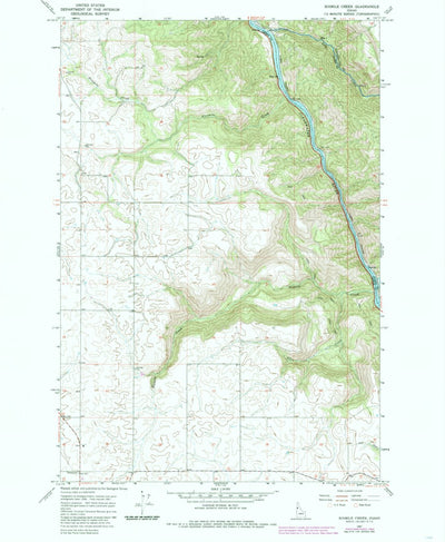 United States Geological Survey Sixmile Creek, ID (1967, 24000-Scale) digital map