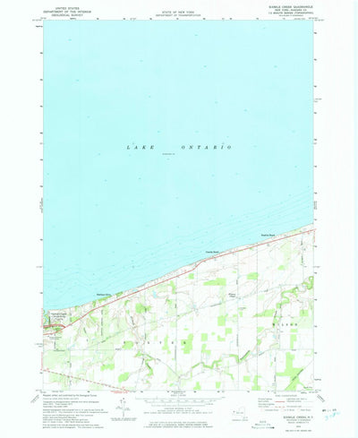 United States Geological Survey Sixmile Creek, NY (1973, 24000-Scale) digital map