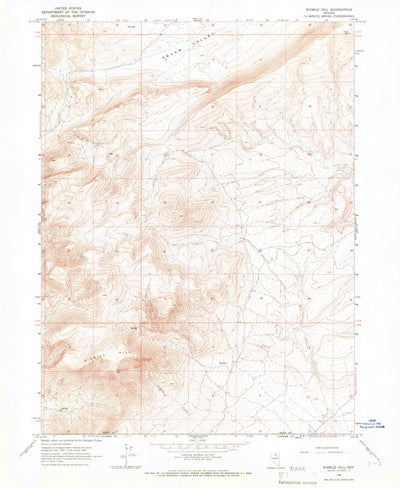 United States Geological Survey Sixmile Hill, NV (1965, 24000-Scale) digital map