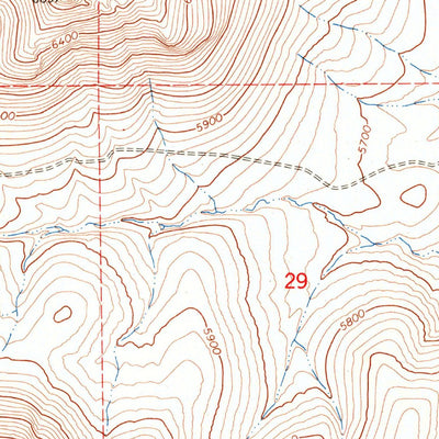 United States Geological Survey Sixmile Hill, NV (1965, 24000-Scale) digital map