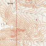United States Geological Survey Sixmile Hill, NV (1965, 24000-Scale) digital map