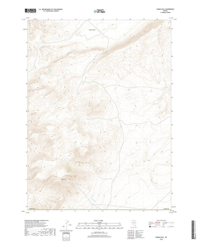 United States Geological Survey Sixmile Hill, NV (2018, 24000-Scale) digital map