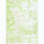 United States Geological Survey Sixmile Mountain, MT (1986, 24000-Scale) digital map