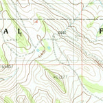 United States Geological Survey Sixmile Mountain, MT (1986, 24000-Scale) digital map