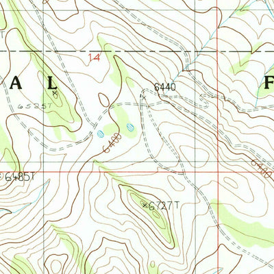 United States Geological Survey Sixmile Mountain, MT (1986, 24000-Scale) digital map