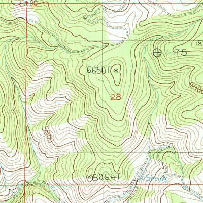 United States Geological Survey Sixmile Mountain, MT (1986, 24000-Scale) digital map