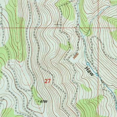 United States Geological Survey Sixmile Mountain, MT (2001, 24000-Scale) digital map
