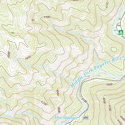 United States Geological Survey Sixmile Point, ID (2020, 24000-Scale) digital map