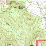 United States Geological Survey Sixmile Point, UT (2001, 24000-Scale) digital map