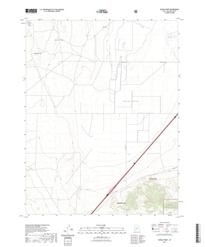 United States Geological Survey Sixmile Point, UT (2023, 24000-Scale) digital map