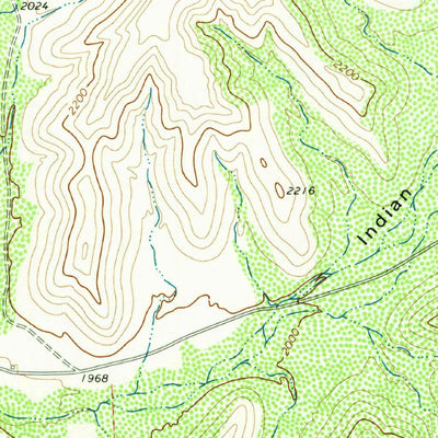 United States Geological Survey Sixshooter Canyon, TX (1973, 24000-Scale) digital map
