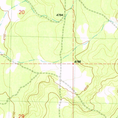 United States Geological Survey Sixteen Butte, OR (1982, 24000-Scale) digital map