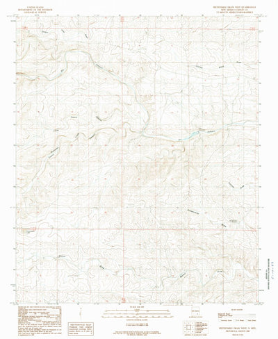 United States Geological Survey Sixteenmile Draw West, NM (1989, 24000-Scale) digital map