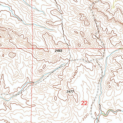 United States Geological Survey Skaar, ND-MT (1997, 24000-Scale) digital map