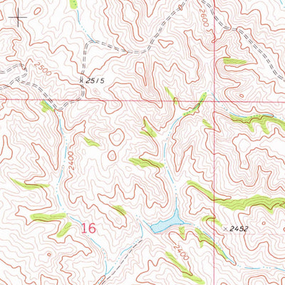 United States Geological Survey Skaar NE, MT-ND (1974, 24000-Scale) digital map