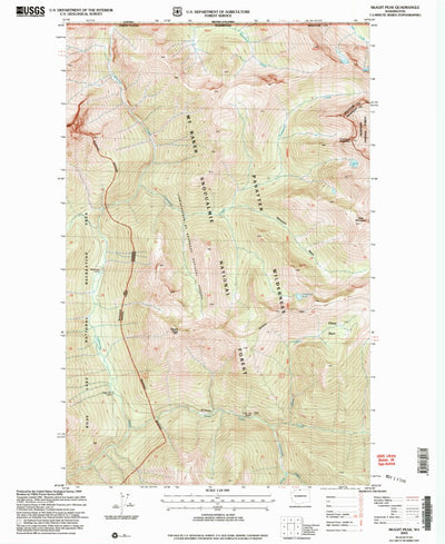 United States Geological Survey Skagit Peak, WA (2002, 24000-Scale) digital map