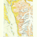 United States Geological Survey Skagway A-1, AK (1951, 63360-Scale) digital map