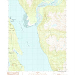 United States Geological Survey Skagway A-1 NW, AK (1991, 25000-Scale) digital map